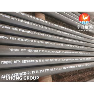 China ASTM A335 Seamless P9 Ferritic Alloy Steel Boiler Pipe on sale