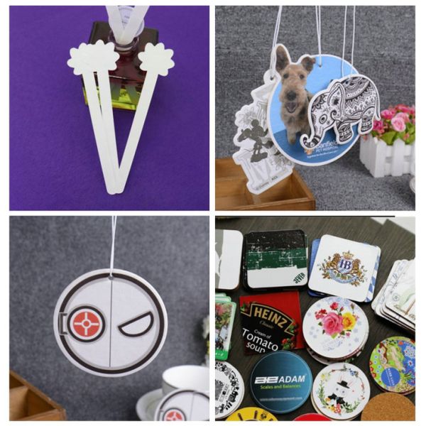 0.9mm 1.0mm Natural White Absorbent Paper For Car Air Freshener 700*1000mm 