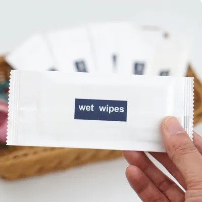 Buy Custom Logo Viscose Wet Wipes 35gsm for Hotels Restaurants at wholesale prices