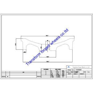 TC200004 20 inch forged center disk blanks