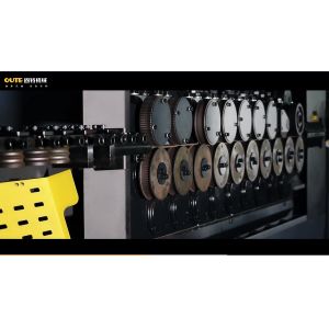 35.5KW Rebar Straight Cutting Machine PLC Control Straighten Cutter