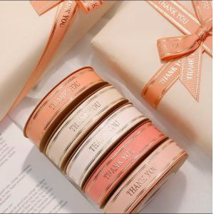 High quality 3D hot stamping grosgrain customized printed ribbon