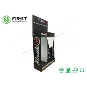 Custom Made Carton Floor Stand Full Color Printed Cardboard Display Floor Stand