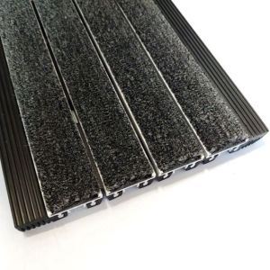 Quality Heavy Traffic Entryway Aluminum Entrance Mats Anti Slip Scrape Dirt for sale