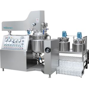 100-5000L Cosmetic Emulsifier Mixer Customized Dimension 2.2-30KW Power