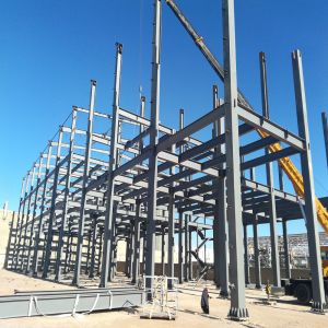 Custom Steel Frame Building Construction High Weather Resistance