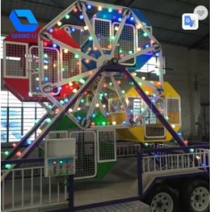 QiangLi Portable Carnival Rides 6 / 24seats Mini Ferris Wheel CE Approved