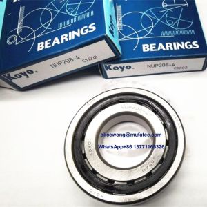 NUP208-4 Automotive Gearbox earings ylindrical Roller Bearings 36x80x18mm 0.5Kg