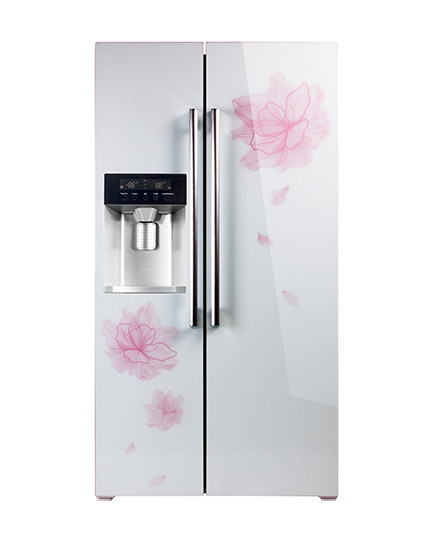 Buy 598L Low Power Low Noise Frost Free Side By Side Refrigerator Freezer Super Freezing Function CE Approval with Ice Maker at wholesale prices