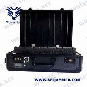 Quality 4G 100 Meter EIRP 30W Cell Phone Jammer Portable Handbag for sale