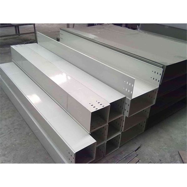 Buy Silver Ventilated Cable Tray And Cable Ladder Galvanized Steel at wholesale prices