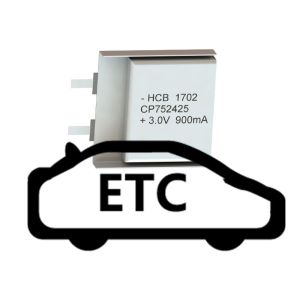 Quality Li-MnO2 900mAh 3.0V Lithium Pouch Battery for sale