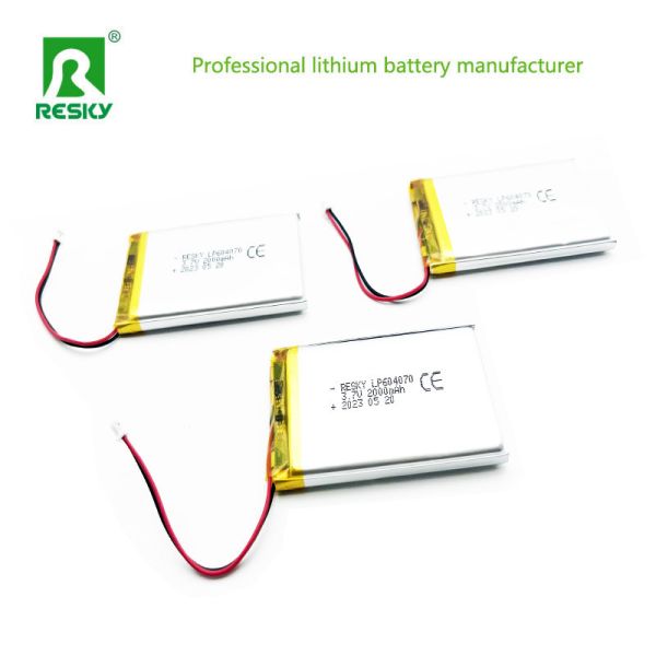 Portable Medical Device Lipo Cells 604070 3.7V 2000mAh 7.4wh