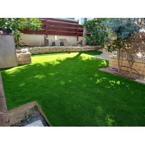Wide Wavy Matte Fake Garden Grass For Football Fields