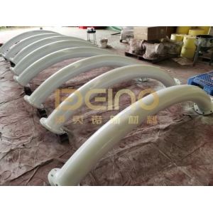 Heat Resistance Alumina Ceramic Pipe Ceramic Lined Steel Composite Pipe
