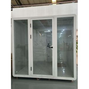 Steel Structure Soundproof Portable Booth Customized Modern Office Pods