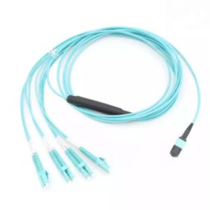 High quality Connector singlemode SM 12 core 3m mpo fiber optic patch cord MPO