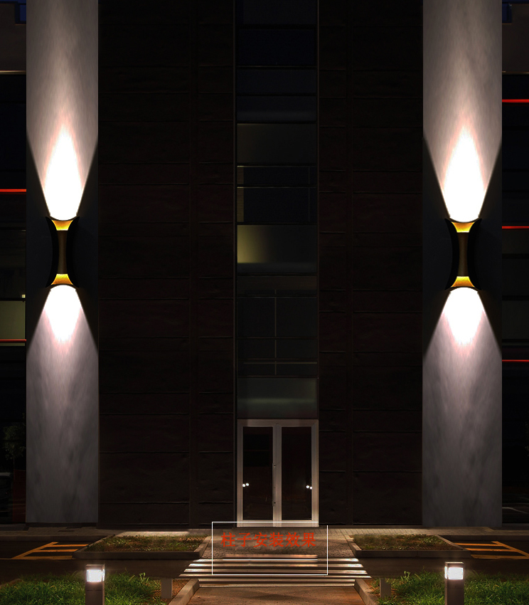 10*20cm Outdoor 6w / 10w Modern LED Wall Lights For Corridor