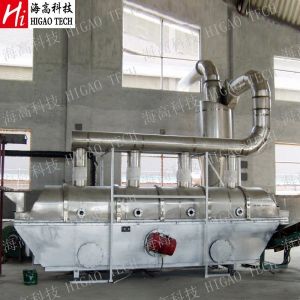 VFD Horizontal Fluid Bed Dryer Vibrating Horizontal Fluidized Bed Dryer Granule