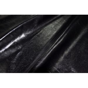 China Black  137cm Faux PU Solid Smooth PU Leather Semi Finished on sale