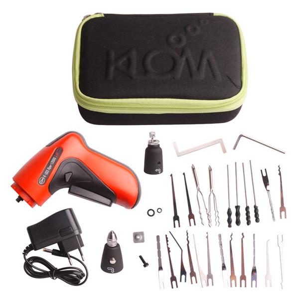 Buy Adjustable Auto Locksmith Tools Cordless Electric Pick Gun With 18 Picking Blades at wholesale prices