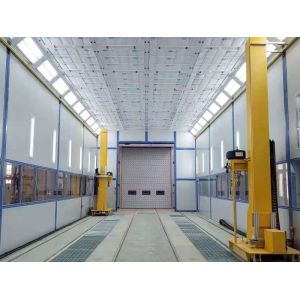 Diesel-Heated Baking Systems for Commercial Fleet Refinishing Large Spray Booths