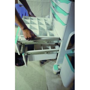 Plastic Medical Crash Cart