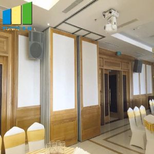 Soundproof Flexible Foldable Moving Partition Sliding Folding Partition Wall For