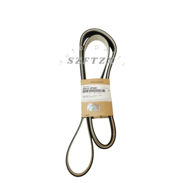 Genuine New V-Ribbed Belt 252122F320 Fan Belt 25212-2F310 for HYUNDAI Grand Santa Fe Kia Sorento for more Models