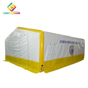 Rectangle Shape Blow Up Tents For Camping , Outdoor Temporary Storage Tent
