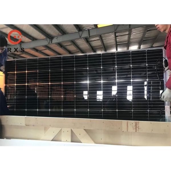 Buy Bifacial All Black Solar Panels , Monocrystalline Pv Solar Panels With Junction Box at wholesale prices