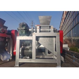Stainless Steel Chemical Fertilizer Granulating Machine Double Roller Press