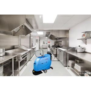 Quality Dycon FS20 Walk Behind Floor Scrubber With Big Tank Full Automatic For Kitchen for sale