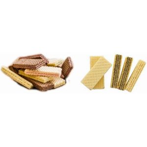 304 Stainless Steel Wafer Biscuit Making Machine / Wafer Production Line