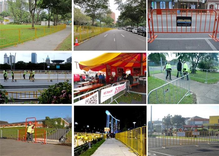 Professional Safety Steel Crowd Control Panels For Traffic / Events / Concert