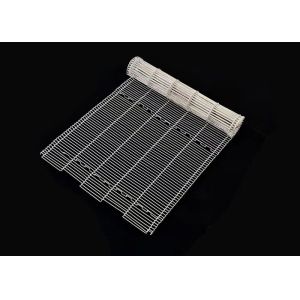 3mm Wire Mesh Conveyor Belt Stainless Steel Flat Flex For Chocolate