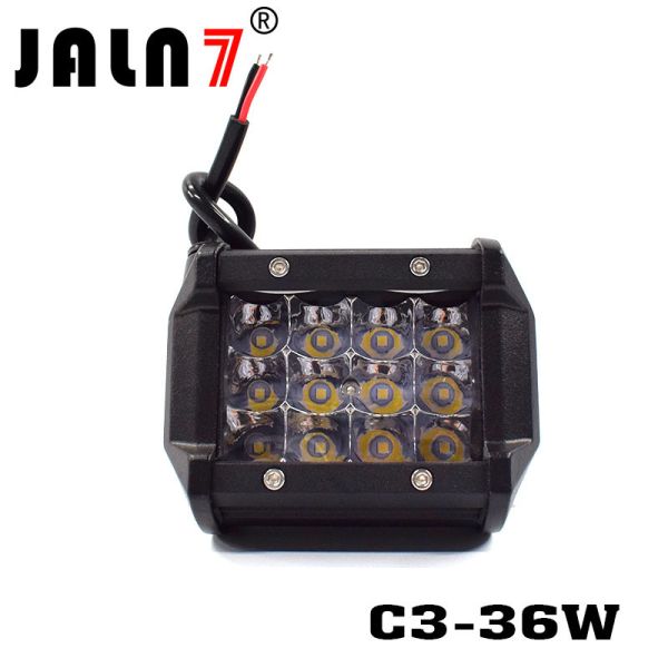 LED Light Bar JALN7 36W 3Rows Spot Beam LED Driving Lamp Super Bright Off Road Lights LED Work Light Boat Jeep