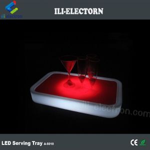 party club used wireless control color changing illuminated electric serving