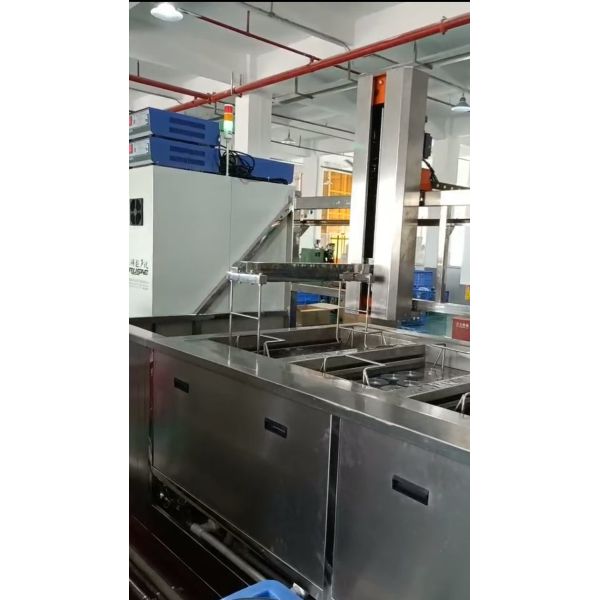 Industrial Cleaning And Drying Equipment With Ultrasonic Technology For