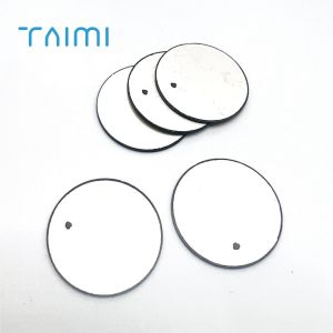 30mm 13pF Piezoelectric Ceramic Disc High Frequency Ultrasonic Crystal Disc