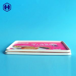 Square Stackable IML Box Plastic PP Container Soft Moon Cake Packaging