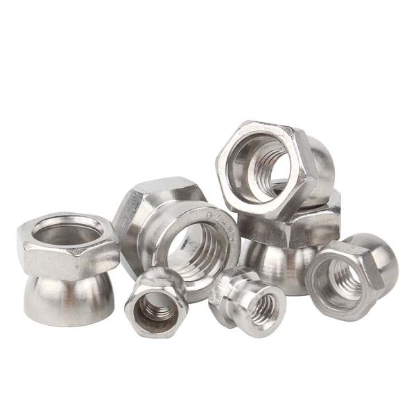304 Stainless Steel Twist-Off Anti-Removal Nut M6-M12 Durable Design ISO Standard