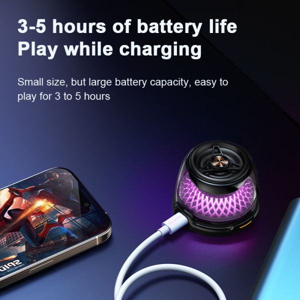 5V/2.1A Input Fast Charge Wireless Charging Pad With Led Lamp / Speaker
