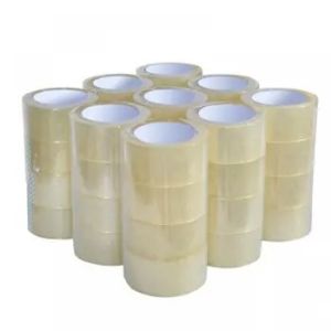 Transparent Carton Sealing BOPP Packing Tape Logo Printed Clear BOPP Tape