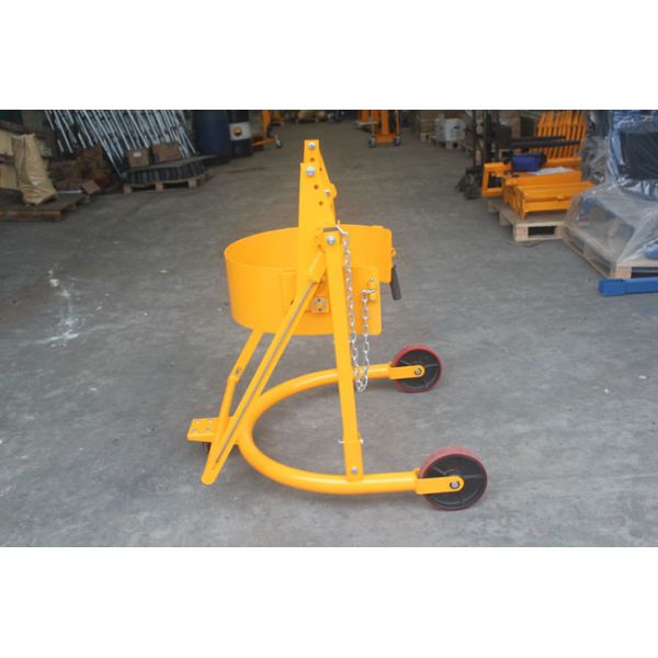 4 Wheel 55 Gallon Drum Lifter Forklift Hand Truck Lifting Device Barrel Handling Equipment