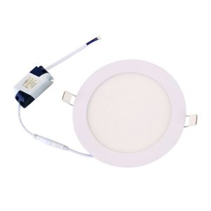Adjustable CCT LED Round Panel Light with 120LM/W, 50000 Hours Lifespan,