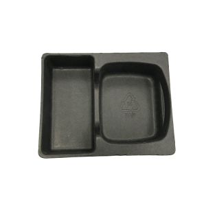 FSC Biodegradable Sugarcane Packaging , Thermoformed Paper Tray Packaging