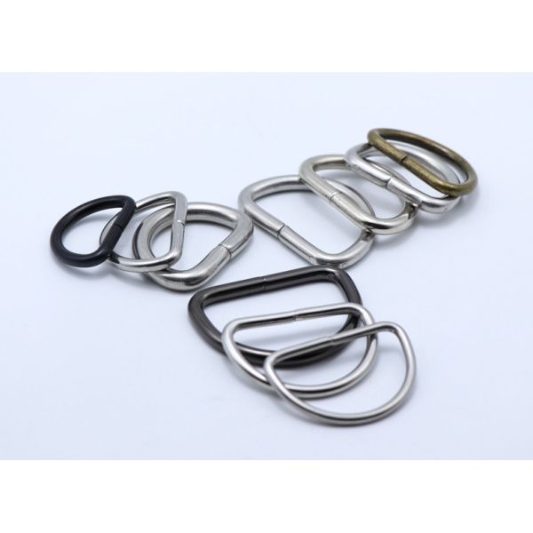 D-Ring Buckle Wire Half-Circle 304 Stainless Steel Metal Buckles For Bags Shoes Belts Small