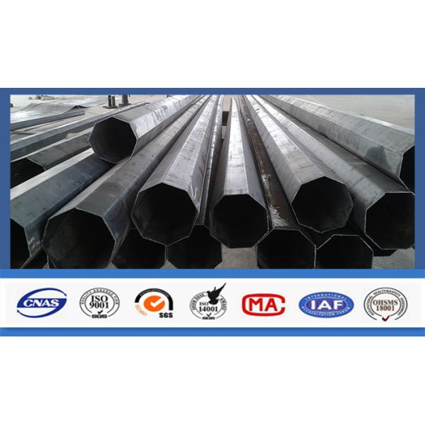 Buy 25FT Octagonal Hot Galvanized Steel Utility Pole For Electrical supply at wholesale prices