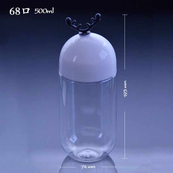 Buy Fresh Milk Antler Stopper Beverage 500ml Empty Juice Bottles at wholesale prices